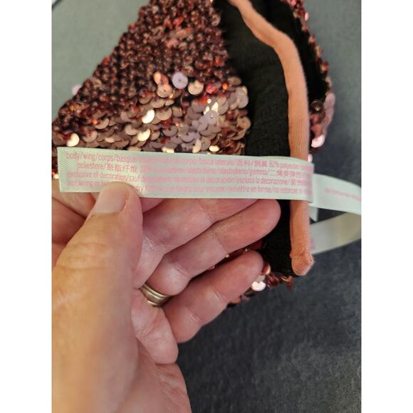 PINK by VICTORIA'S SECRET Sequin Tube Top Womens XS Bling Bandeau Glam Party - Picture 5 of 10
